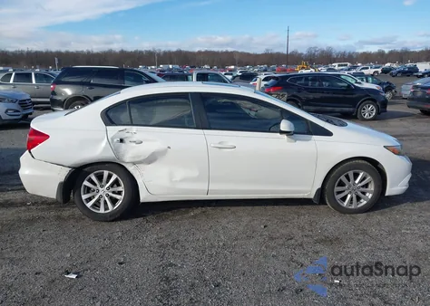 2012 Honda Civic Ex from USA, damaged, VIN 19XFB2F89CE366631
